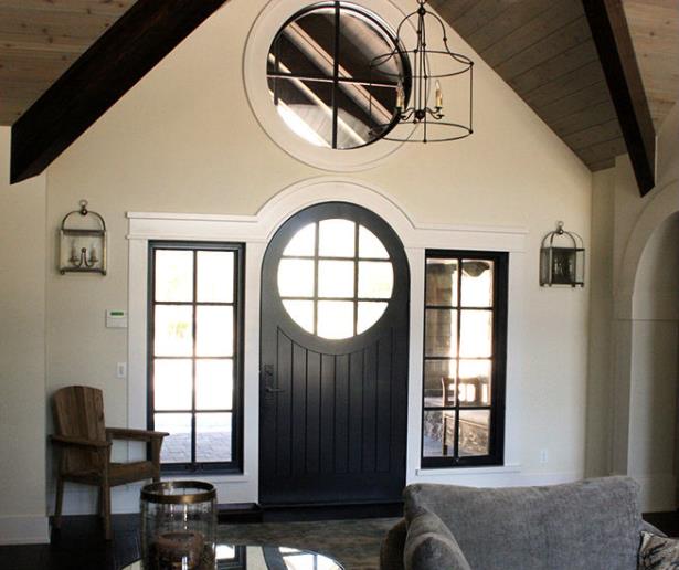 Modern exterior custom door