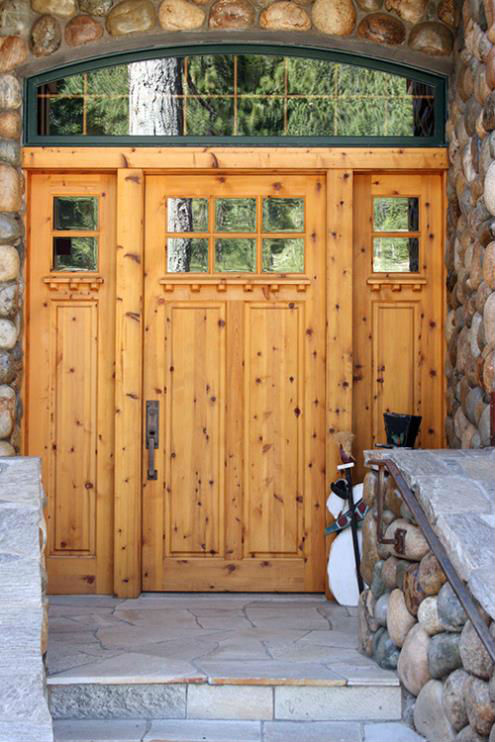 rustic high sierra custom door 6